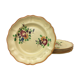 6 Flat plates Faiencerie "Longchamp – France"