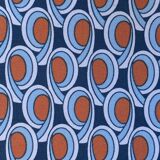 Vintage chest of drawers with oak compass legs, 1950s