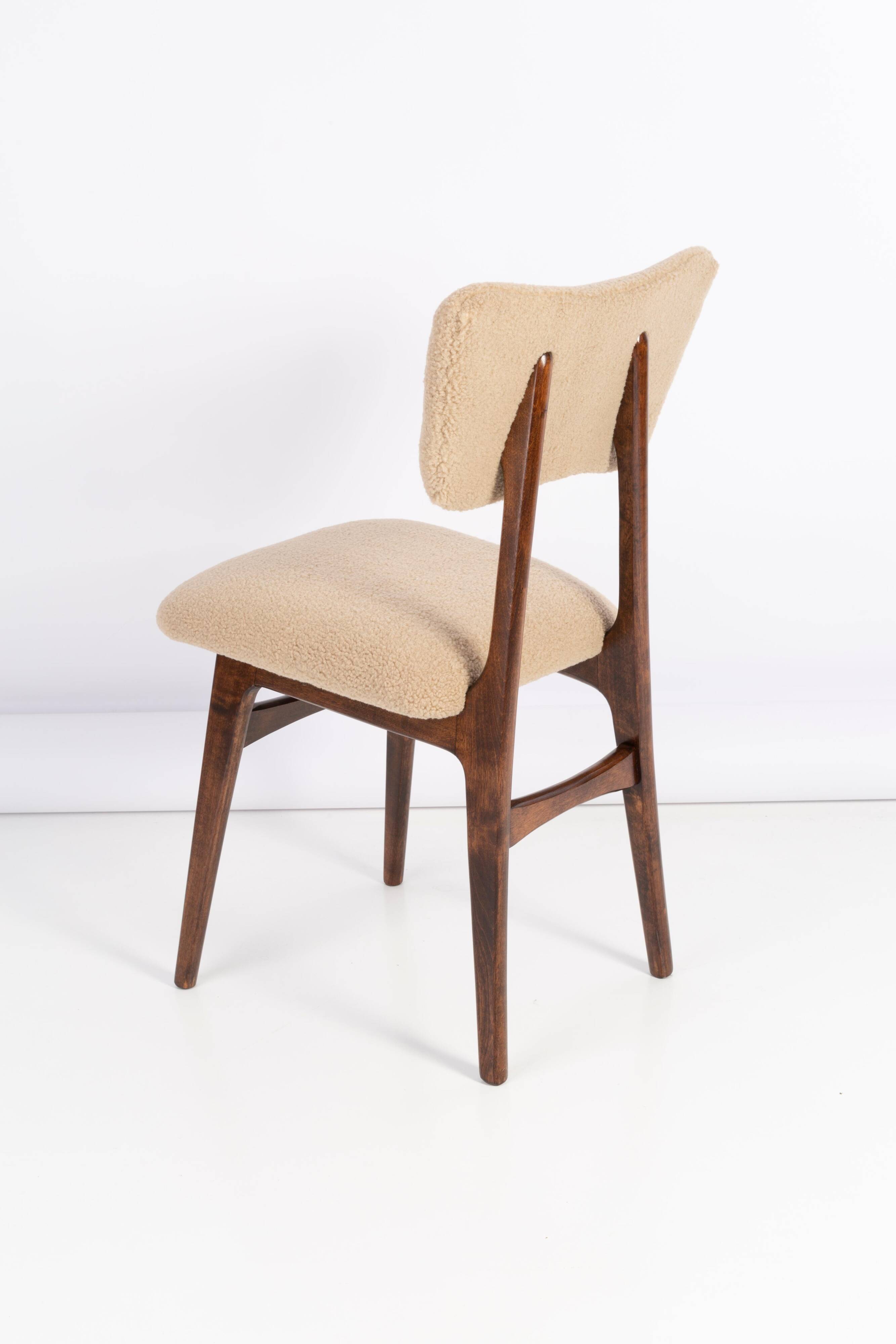 Camel Chair Soft Boucle from the 20th century, 1960s