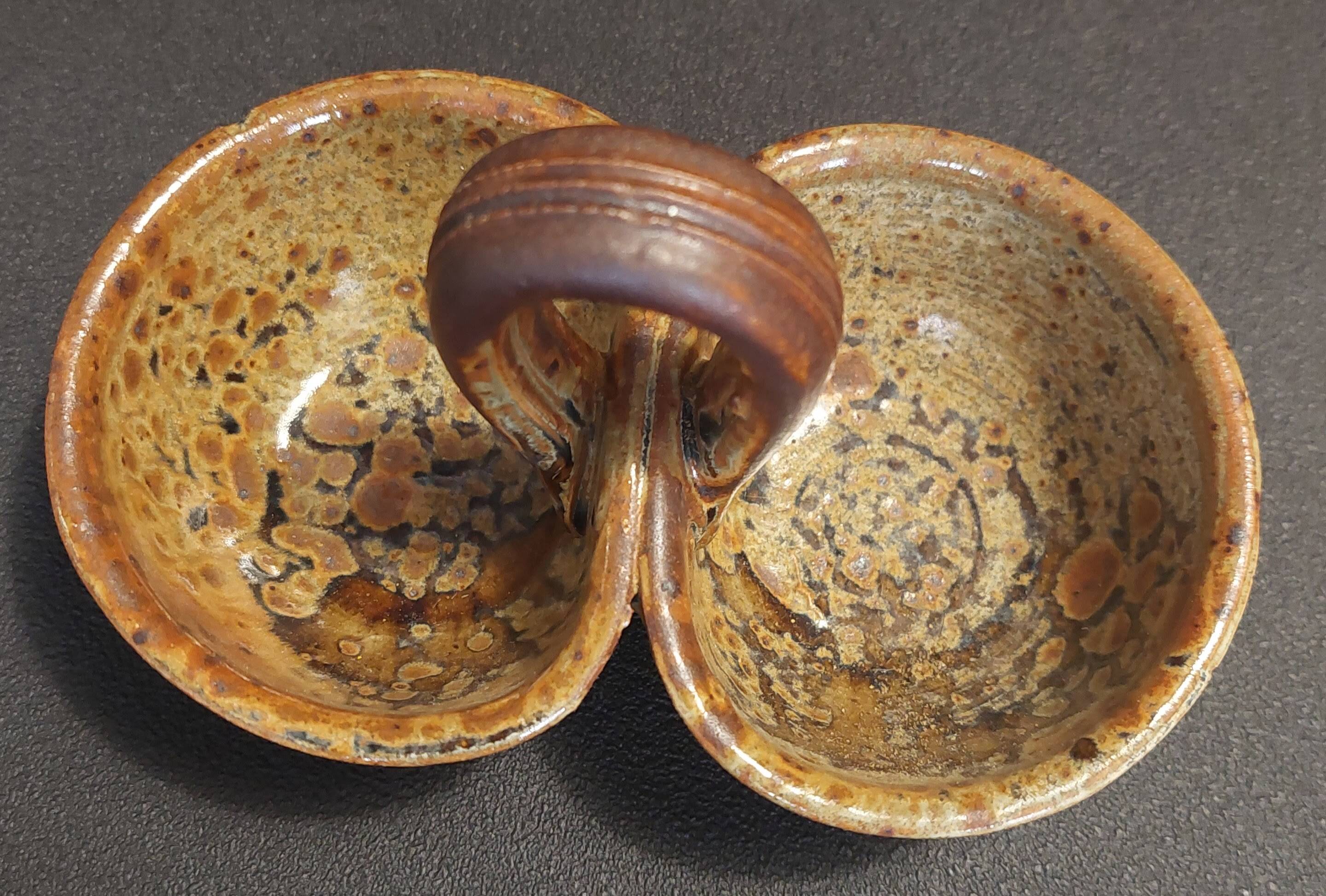 Saleron vintage in pyrite stone, signature to be identified, 20th century.