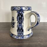 Antique Delft pitcher in blue faience – Late 19th century