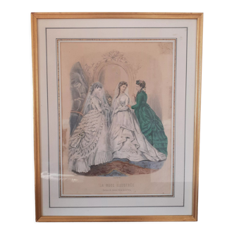 Lithograph Fashion Illustrated "The Groom