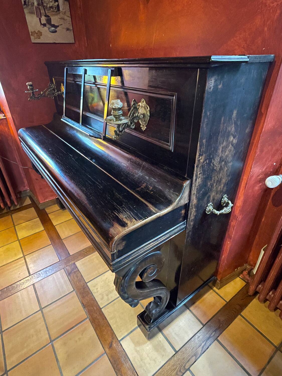 Old upright piano transformed