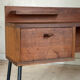Vintage oak console desk