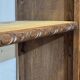 Bibliothèque de boiserie en chêne et sapin début XXème