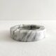 Cendrier rond en marbre gris vintage