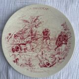Set of 8 Sarreguemines “Madagascar” plates