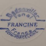 6 Badonviller dessert plates