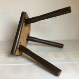 Tripod farm stool painted wood