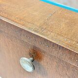Walnut bedside table