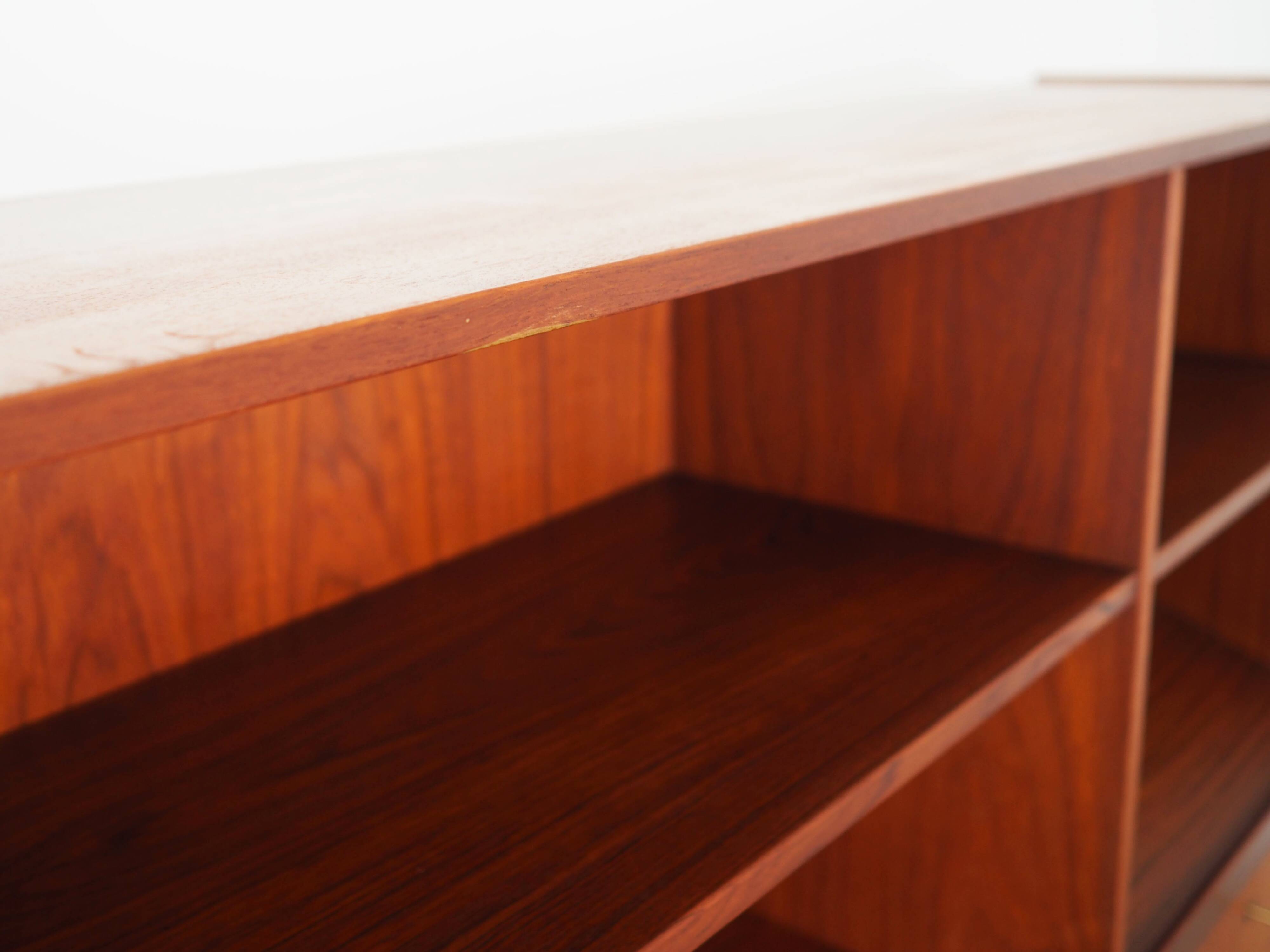 Teak bookcase, Danish design, 1970s, production: Denmark