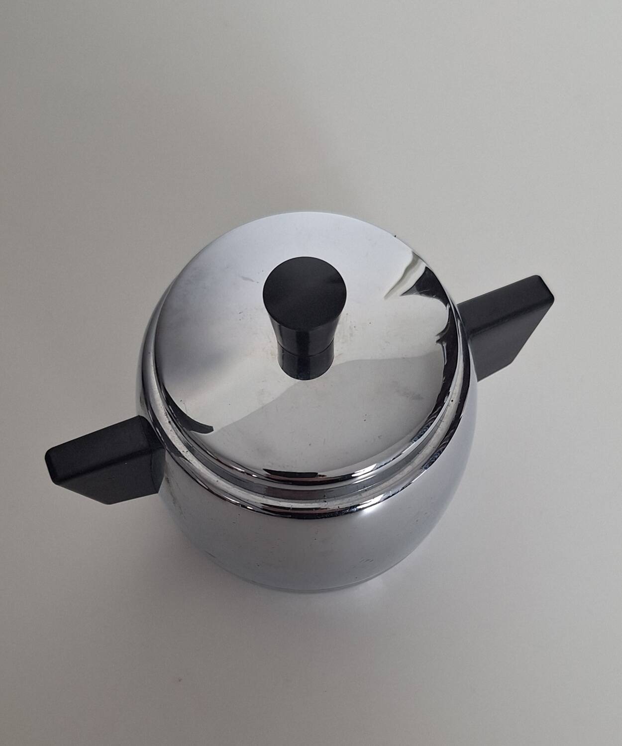 Small metal sugar bowl