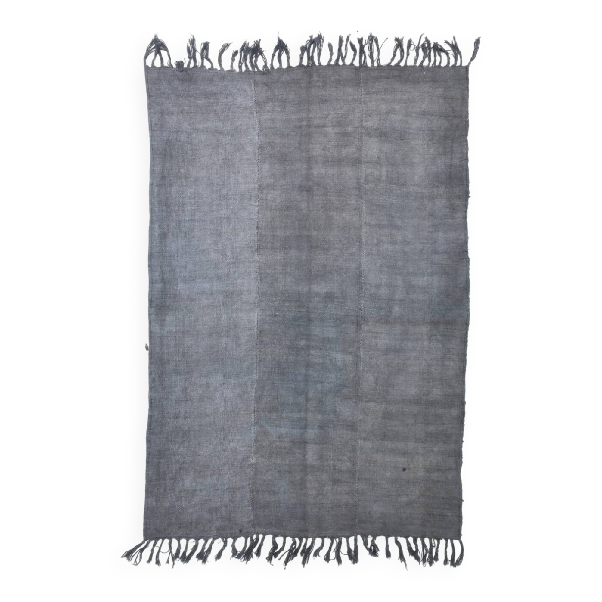 5x7 Shades Of Gray Vintage Kilim Rug, 156x231Cm