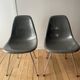 Pair of DSW chairs by Charles and Ray Eames, Herman Miller edition