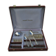 Silver metal housewife 37 pieces louis XV Marly style