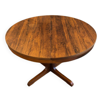 Vintage Scandinavian Baumann style extendable table in Rosewood 1970s