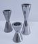 3 bougeoirs "diabolo" en aluminium, 1990