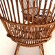 Italian Designer Mid Century Bamboo Armchairs, Set Of 4pcs.