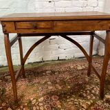 Old small solid wood desk