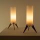 Pair of Raketen table lamps by Luxus, Sweden, 1960s