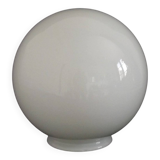 French Vintage White Opaque Glass Large Replacement Glass Globe Shade 204