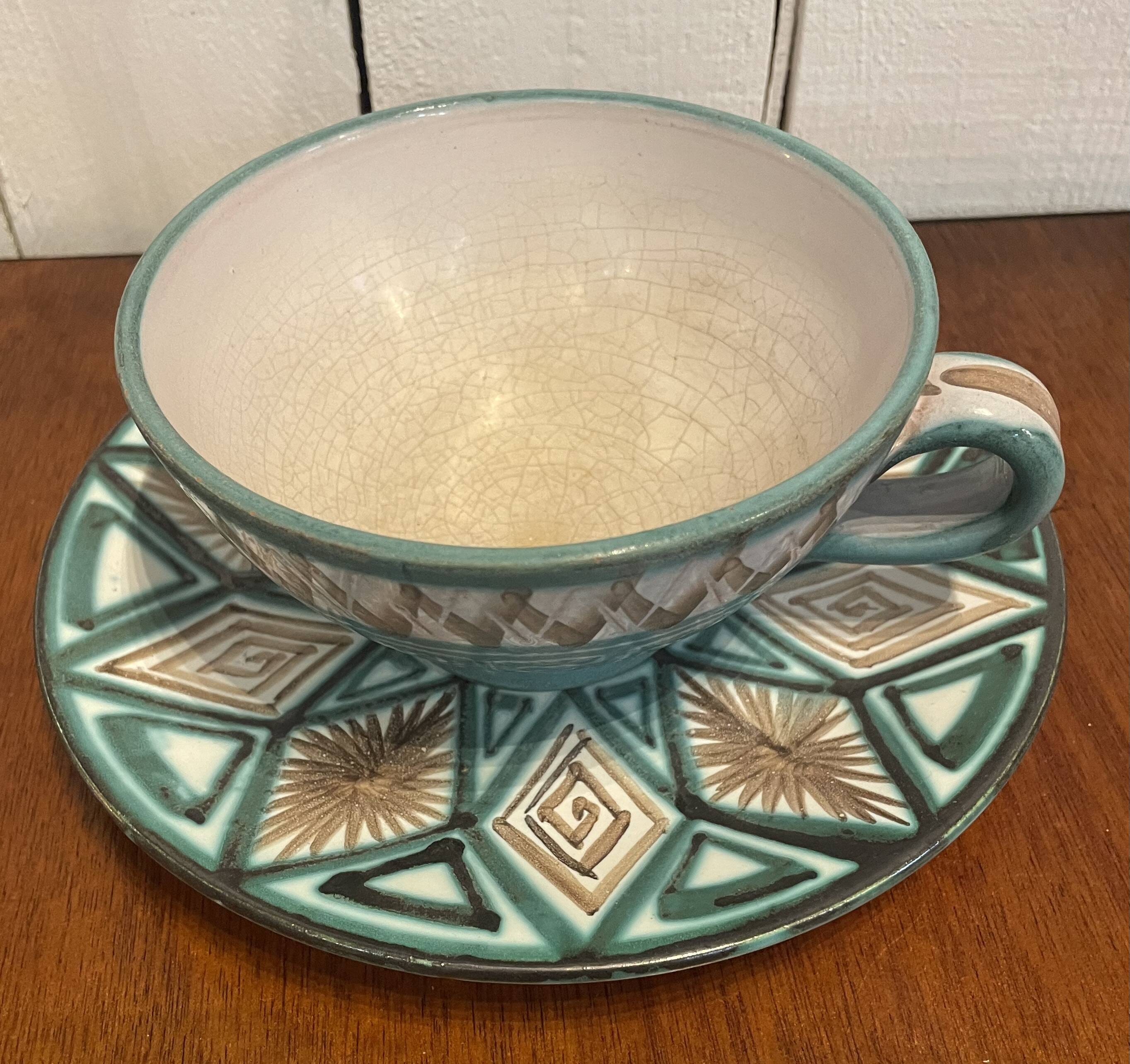 Cup and saucer Robert Picault