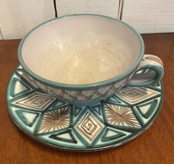 Tasse et sous-tasse Robert Picault