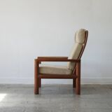Fauteuil lounge en teck par Sven Ellekaer pour Komfort, Danemark, années 1960