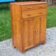 Parisian sideboard 2 doors 2 drawers at support height in oak