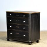 Oak and pine chest of drawers, 1910s
