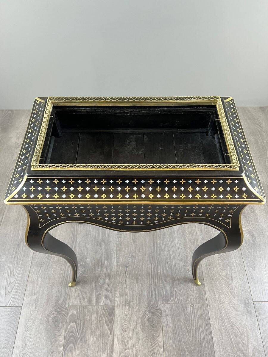 Napoleon III planter in Boulle marquetry, 19th century