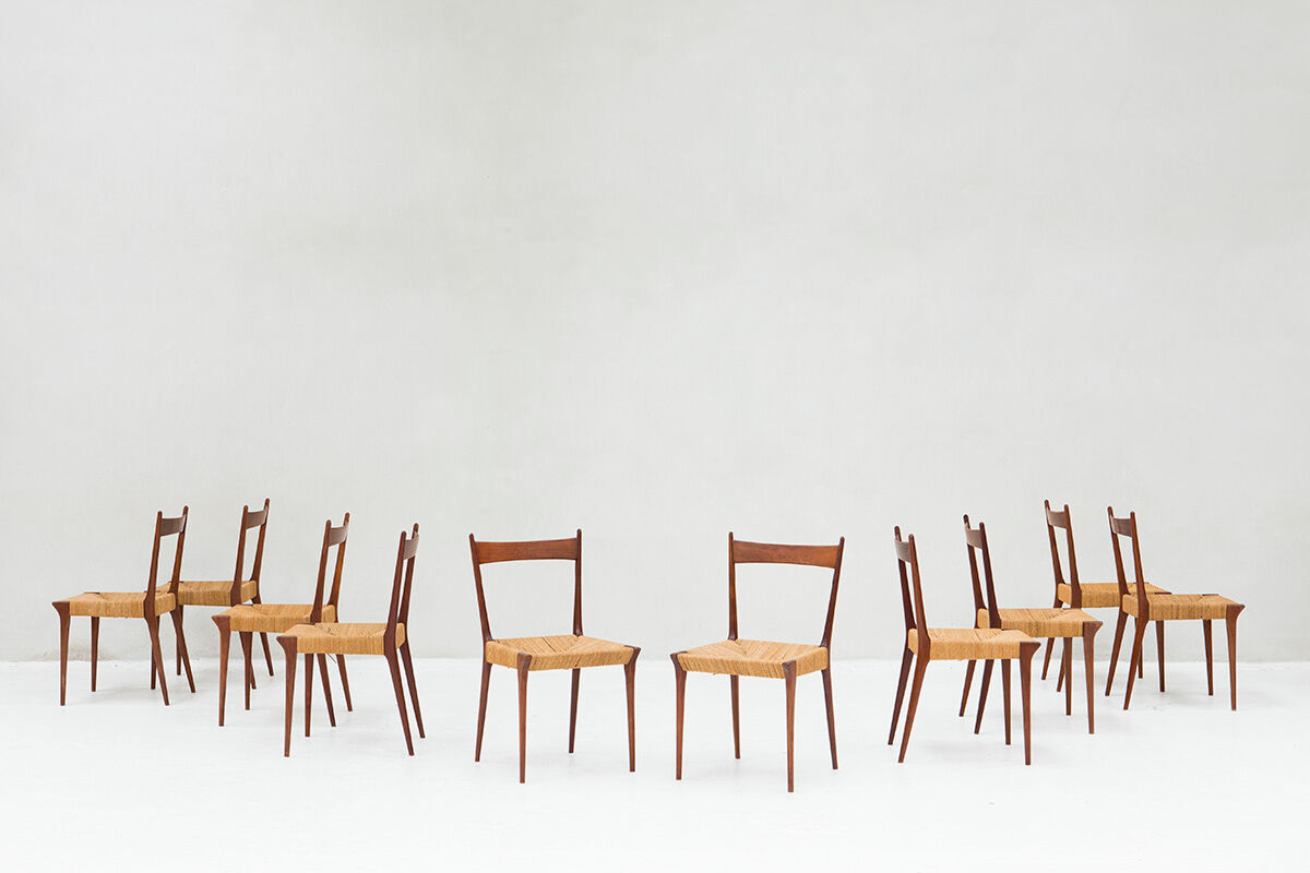 Set of 10 chairs s2 by Alfred Hendrickx