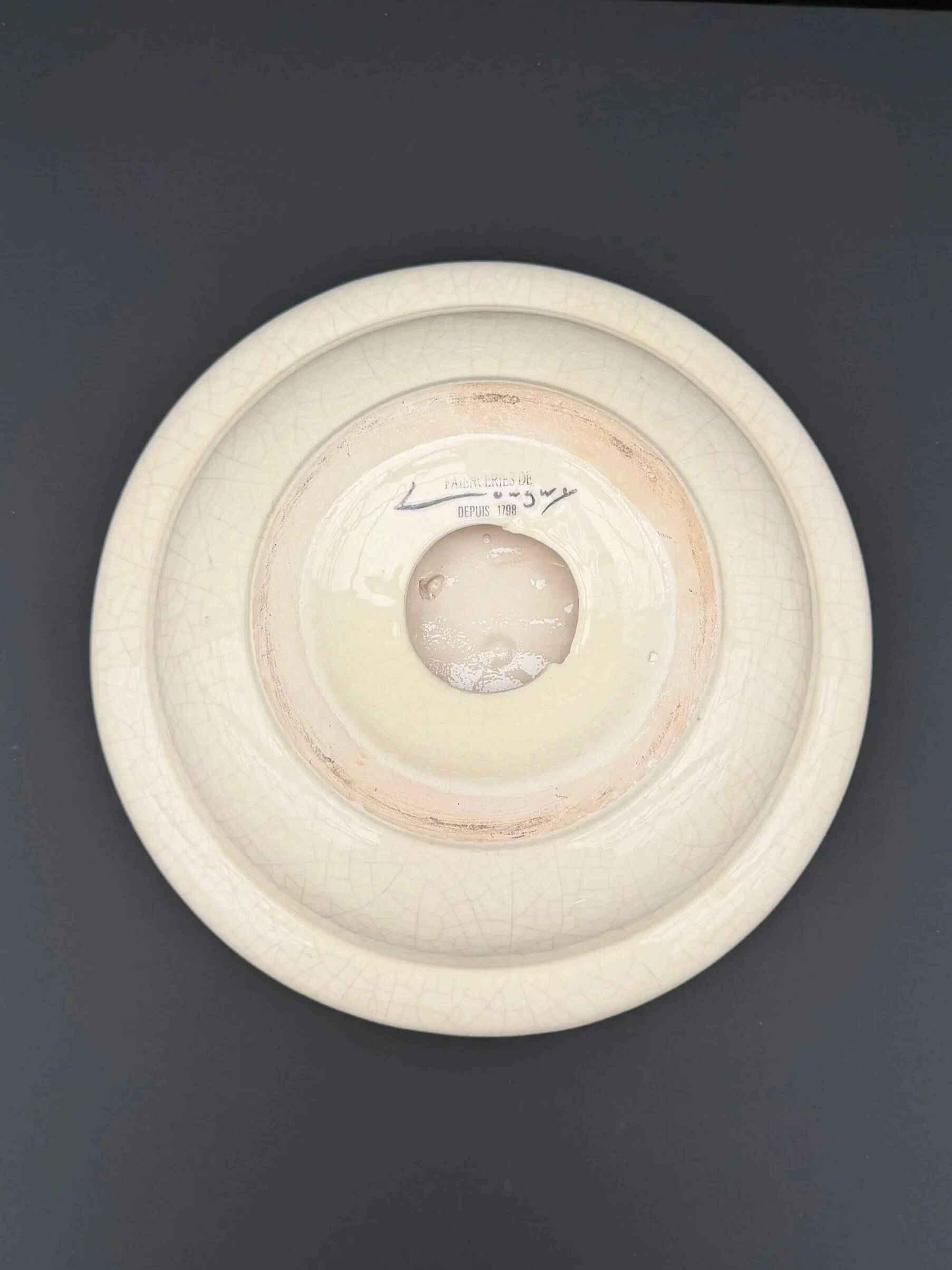 Ashtray Émaux de Longwy, France 1980