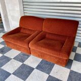Paire de chauffeuses vintage