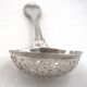 Silver sugar sifter from the 18th century, 23 cm, shell pattern, 106 g.