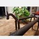 Pair of fireplace chenets