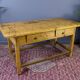 Vintage Rustic Baltic Pine Dining Table, 1930s