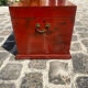 Large red laqué chest