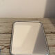 Silver-plated tabletop barber mirror