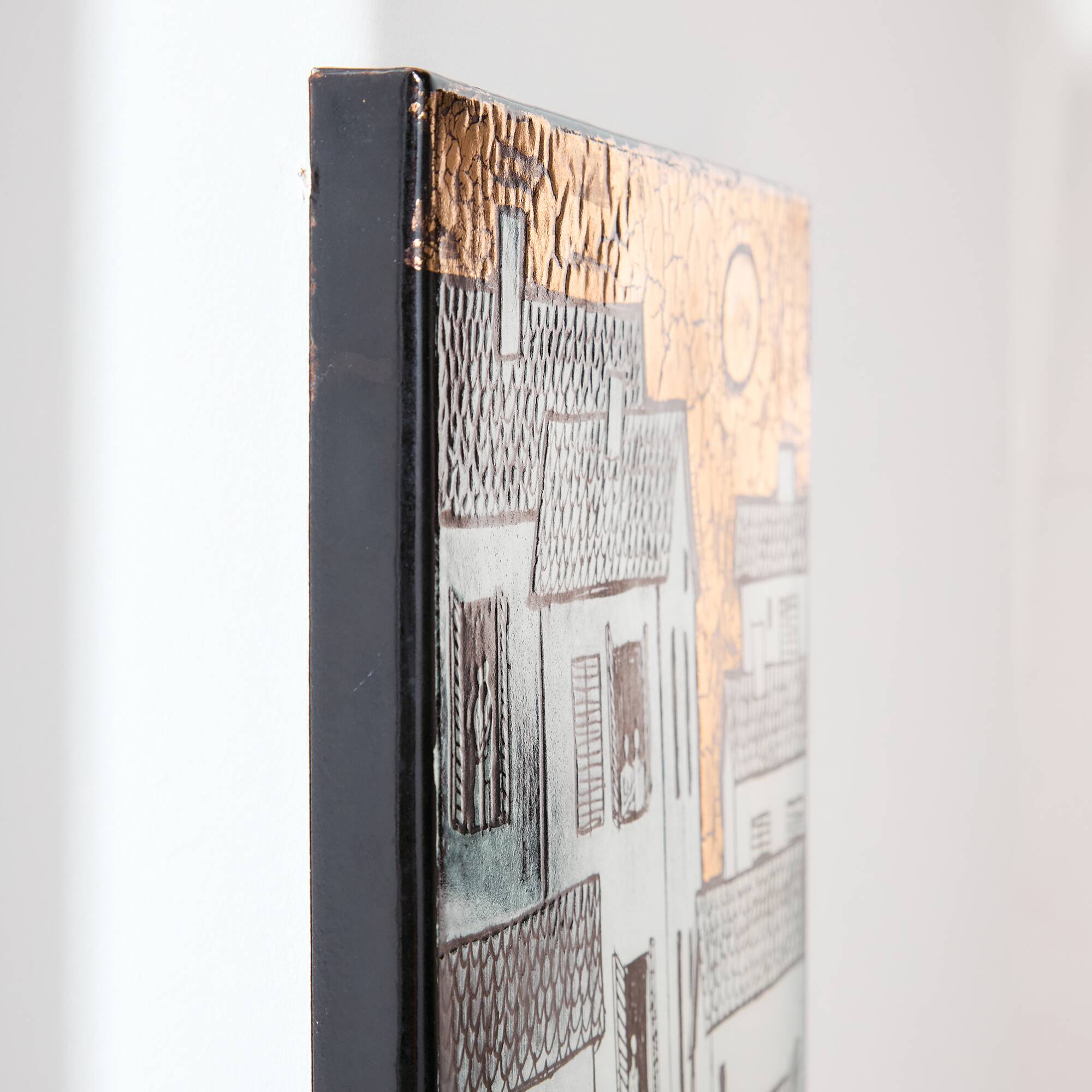 Lovers’ Lane enamel artwork by Vitus Lőrincz