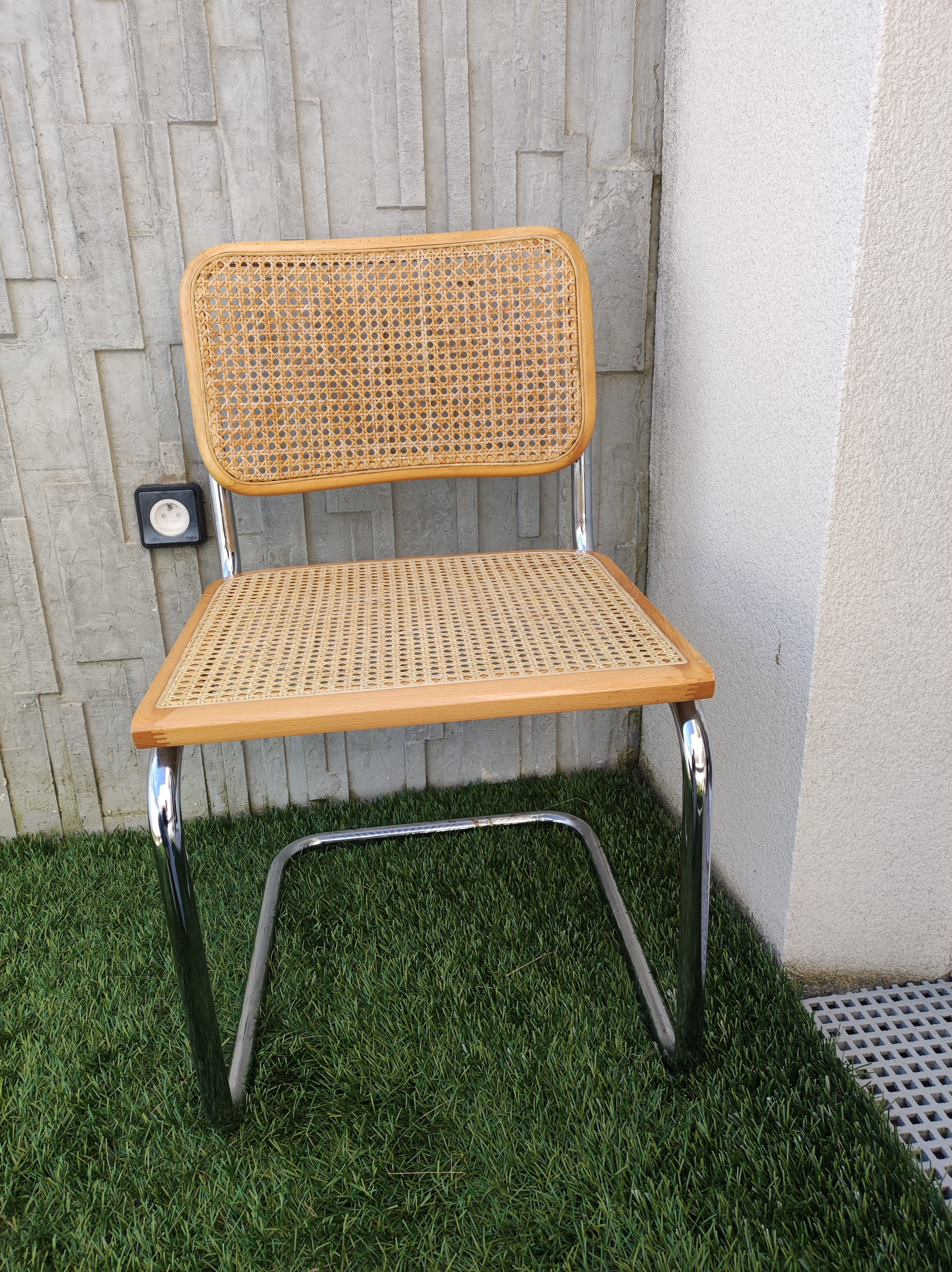 Set of 4 Cesca B32 chairs by Marcel Breuer