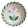 Woven ceramic fruit bowl from the 1950s
