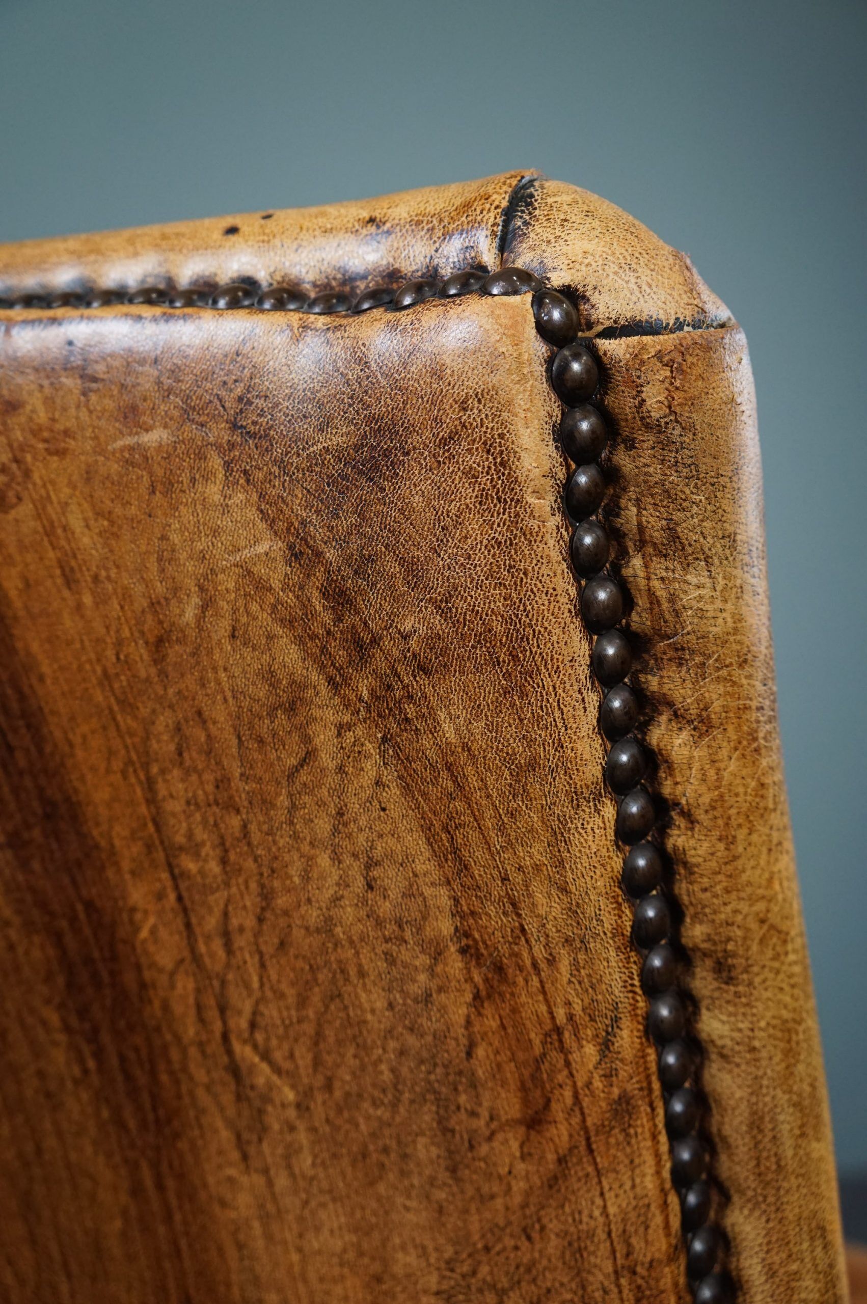 Sheepskin armchair