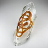 Vintage brutalist wall lamp, Italy, 1970s