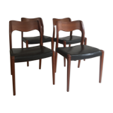 4 scandinavian  chairs  60