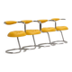 Cobra chairs by Giotto Stoppino, 1970s, Set of 4