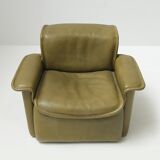 DS-12 modular vintage set in green leather by Team de Sede for De Sede Swiss