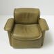 DS-12 modular vintage set in green leather by Team de Sede for De Sede Swiss