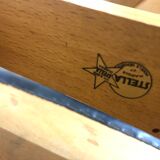 12 chaises stella 1950 en bois courbé signées