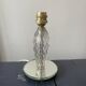 Old glass and mirror table lamp from the 1930s